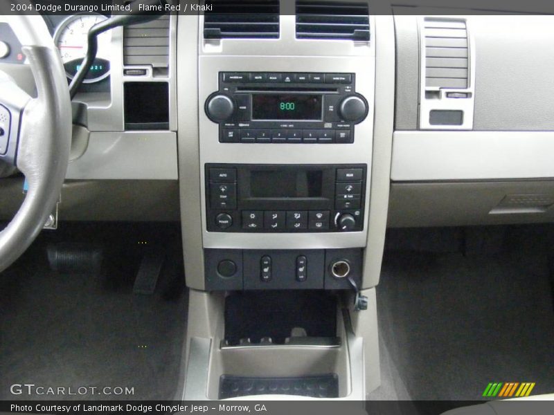 Flame Red / Khaki 2004 Dodge Durango Limited