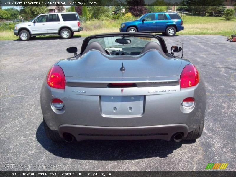 Sly Gray / Ebony 2007 Pontiac Solstice GXP Roadster