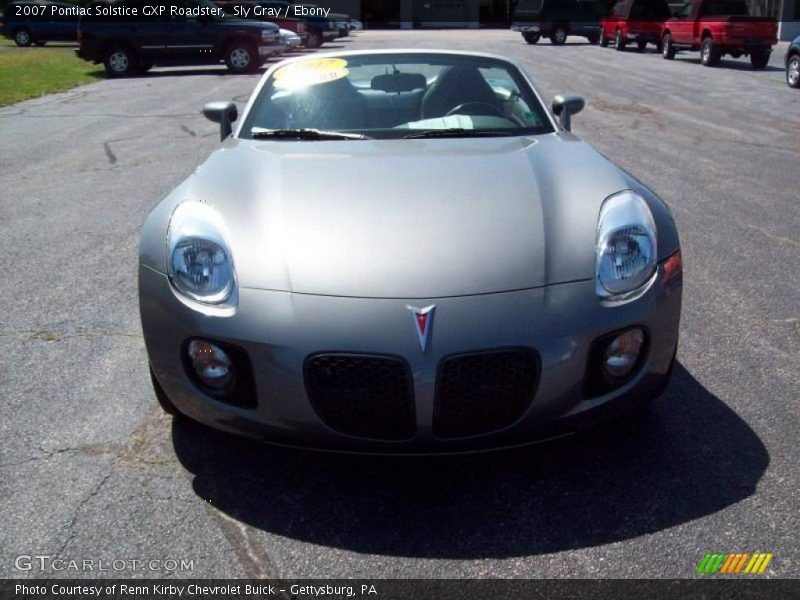 Sly Gray / Ebony 2007 Pontiac Solstice GXP Roadster