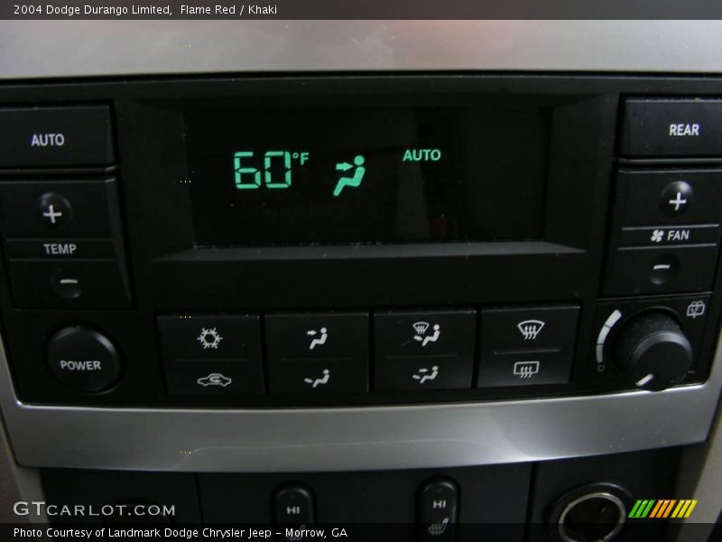 Flame Red / Khaki 2004 Dodge Durango Limited
