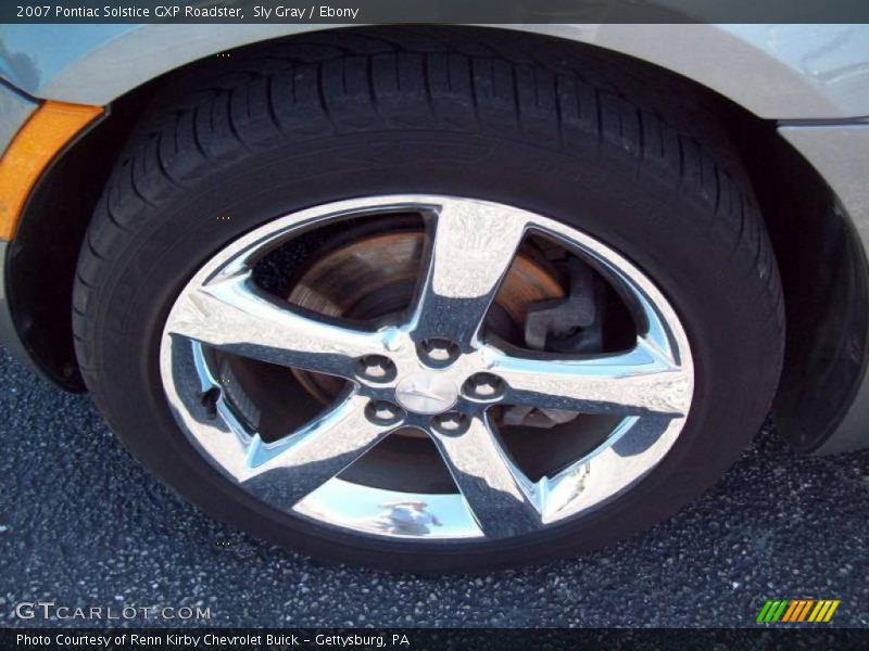 Sly Gray / Ebony 2007 Pontiac Solstice GXP Roadster