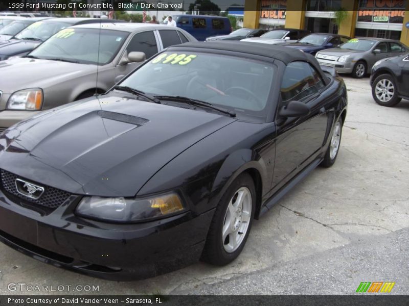 Black / Dark Charcoal 1999 Ford Mustang GT Convertible
