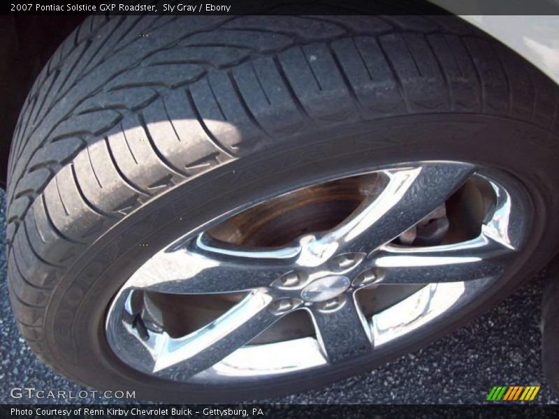 Sly Gray / Ebony 2007 Pontiac Solstice GXP Roadster