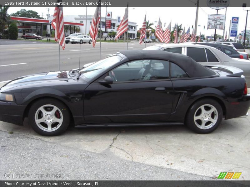 Black / Dark Charcoal 1999 Ford Mustang GT Convertible