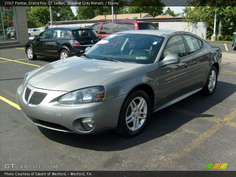 Shadow Gray Metallic / Ebony 2007 Pontiac Grand Prix GT Sedan