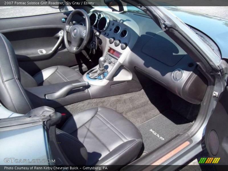 Sly Gray / Ebony 2007 Pontiac Solstice GXP Roadster