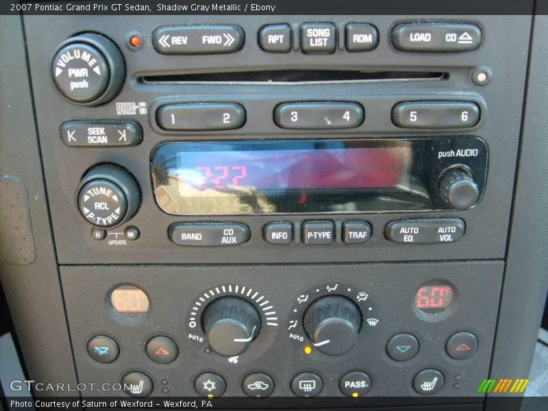 Shadow Gray Metallic / Ebony 2007 Pontiac Grand Prix GT Sedan