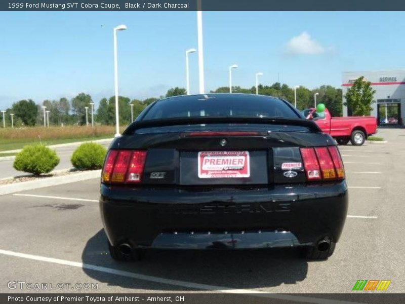 Black / Dark Charcoal 1999 Ford Mustang SVT Cobra Coupe