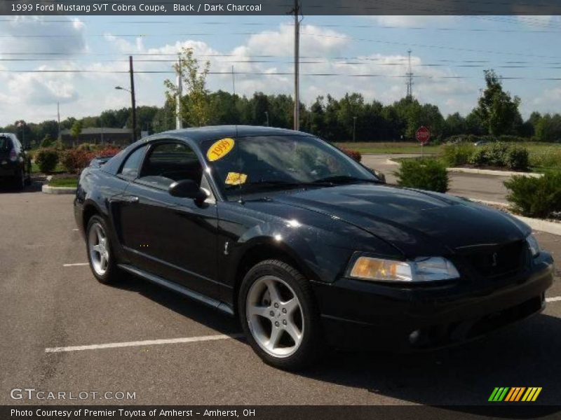 Black / Dark Charcoal 1999 Ford Mustang SVT Cobra Coupe