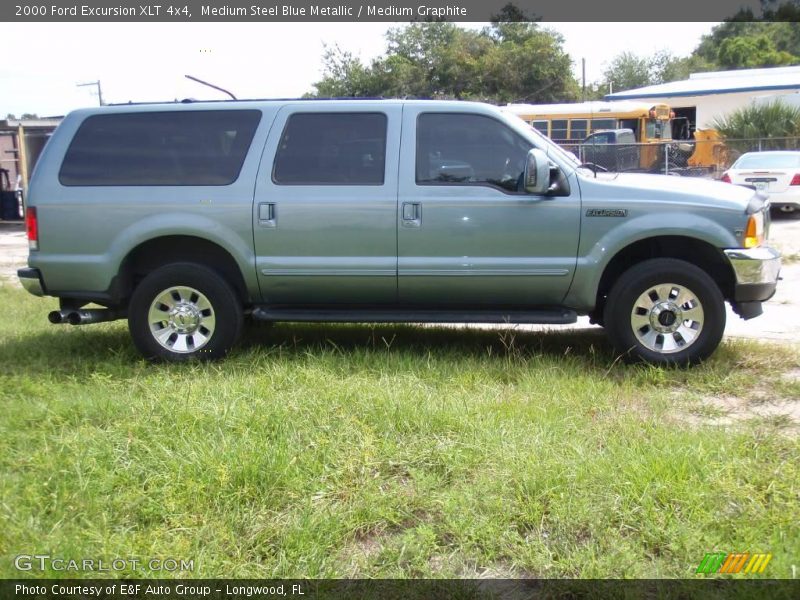 Medium Steel Blue Metallic / Medium Graphite 2000 Ford Excursion XLT 4x4
