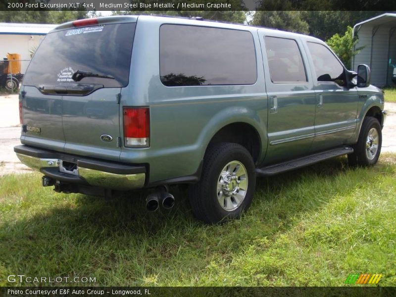 Medium Steel Blue Metallic / Medium Graphite 2000 Ford Excursion XLT 4x4
