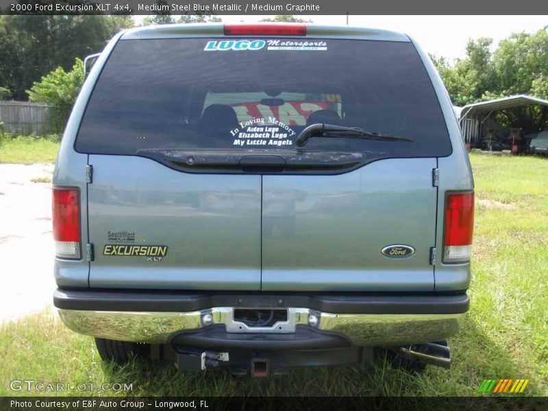 Medium Steel Blue Metallic / Medium Graphite 2000 Ford Excursion XLT 4x4
