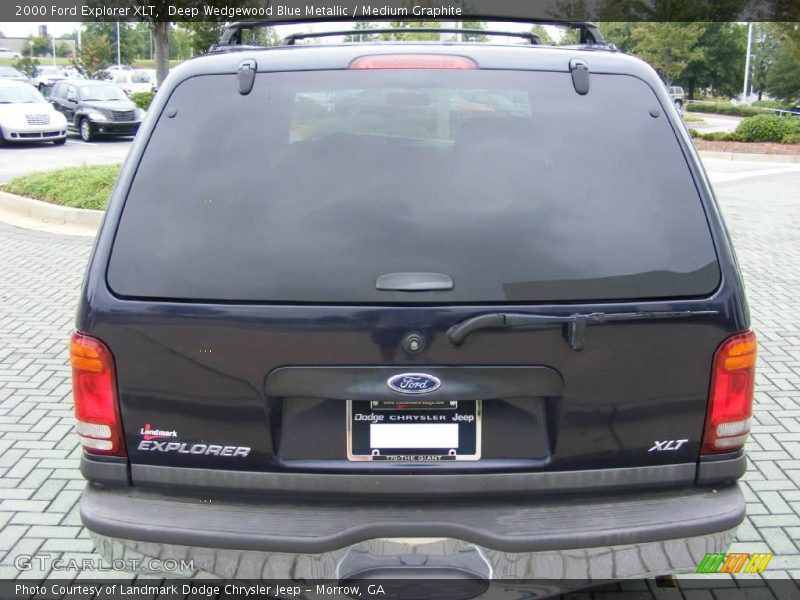 Deep Wedgewood Blue Metallic / Medium Graphite 2000 Ford Explorer XLT