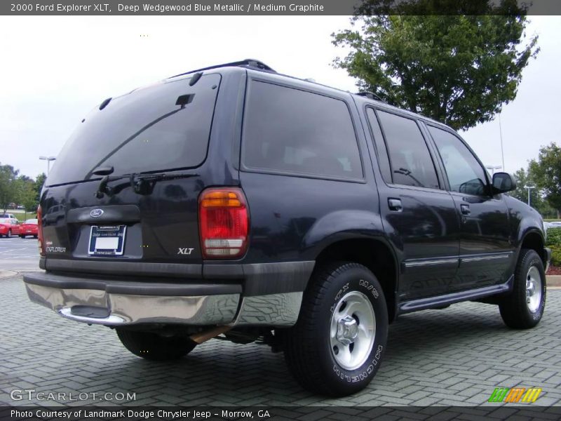 Deep Wedgewood Blue Metallic / Medium Graphite 2000 Ford Explorer XLT