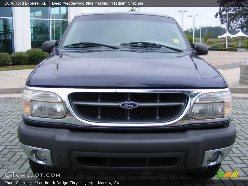 Deep Wedgewood Blue Metallic / Medium Graphite 2000 Ford Explorer XLT