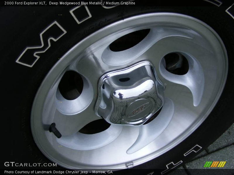 Deep Wedgewood Blue Metallic / Medium Graphite 2000 Ford Explorer XLT