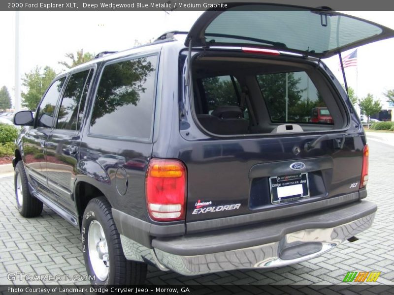 Deep Wedgewood Blue Metallic / Medium Graphite 2000 Ford Explorer XLT