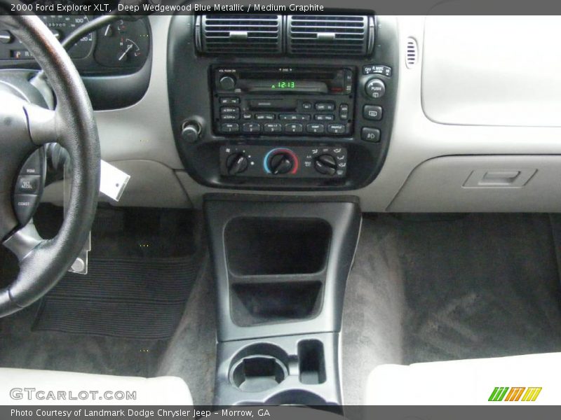 Deep Wedgewood Blue Metallic / Medium Graphite 2000 Ford Explorer XLT