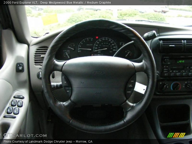 Deep Wedgewood Blue Metallic / Medium Graphite 2000 Ford Explorer XLT