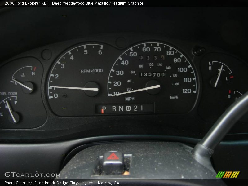 Deep Wedgewood Blue Metallic / Medium Graphite 2000 Ford Explorer XLT