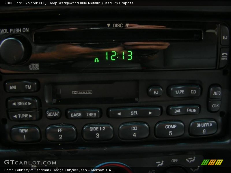 Deep Wedgewood Blue Metallic / Medium Graphite 2000 Ford Explorer XLT