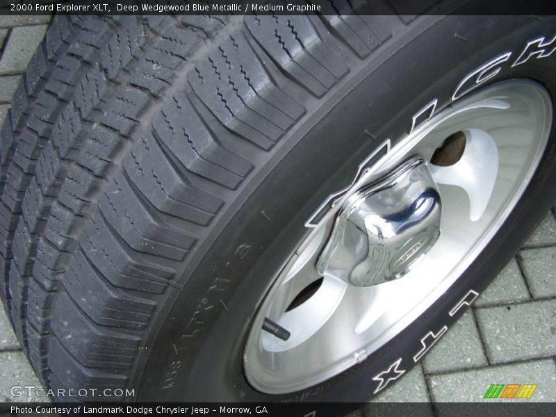 Deep Wedgewood Blue Metallic / Medium Graphite 2000 Ford Explorer XLT