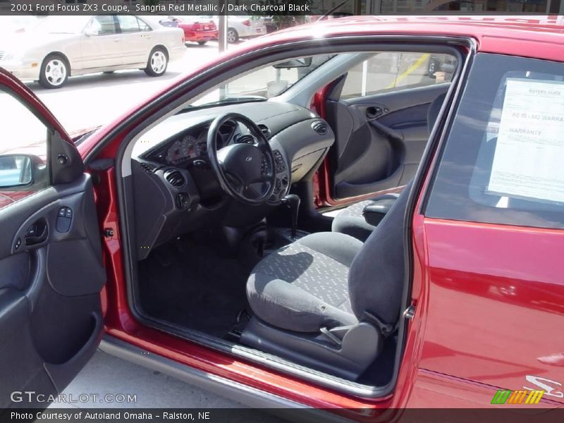 Sangria Red Metallic / Dark Charcoal Black 2001 Ford Focus ZX3 Coupe