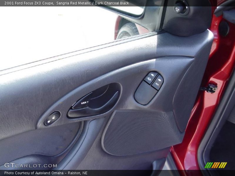Sangria Red Metallic / Dark Charcoal Black 2001 Ford Focus ZX3 Coupe