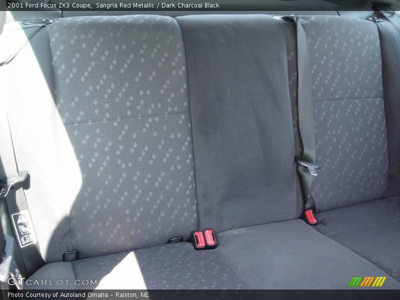 Sangria Red Metallic / Dark Charcoal Black 2001 Ford Focus ZX3 Coupe