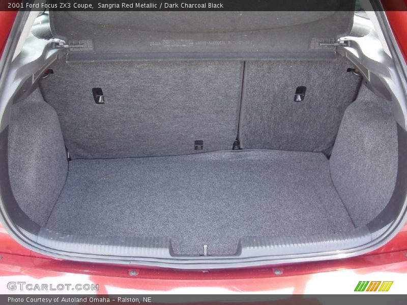 Sangria Red Metallic / Dark Charcoal Black 2001 Ford Focus ZX3 Coupe