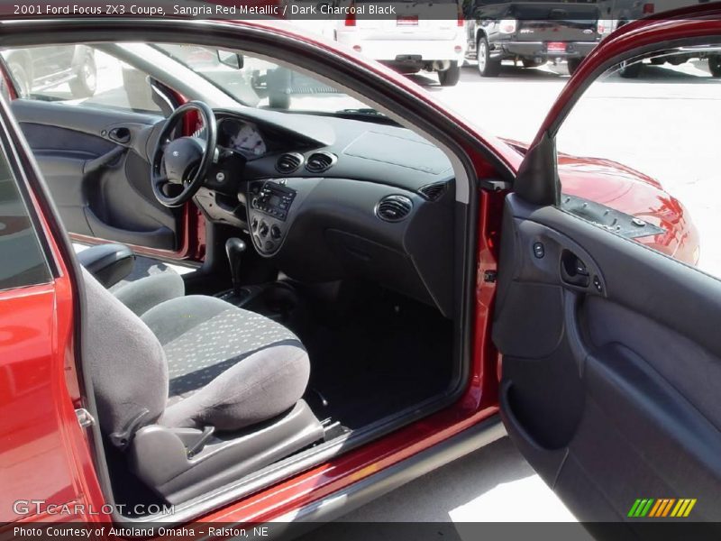 Sangria Red Metallic / Dark Charcoal Black 2001 Ford Focus ZX3 Coupe