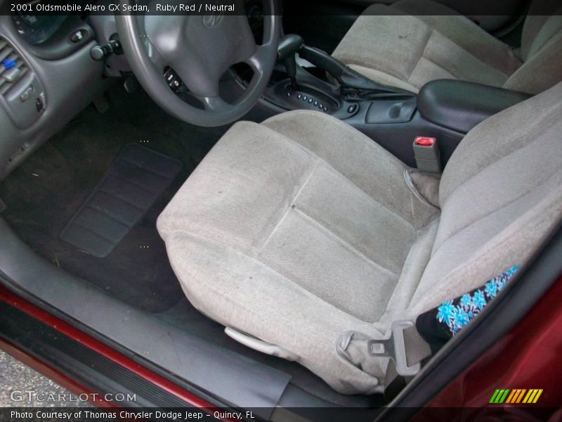 Ruby Red / Neutral 2001 Oldsmobile Alero GX Sedan