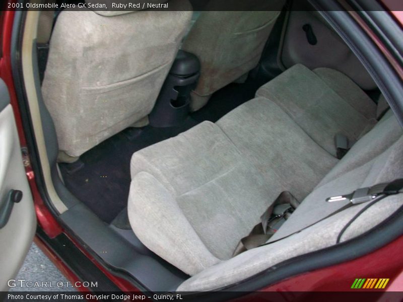 Ruby Red / Neutral 2001 Oldsmobile Alero GX Sedan