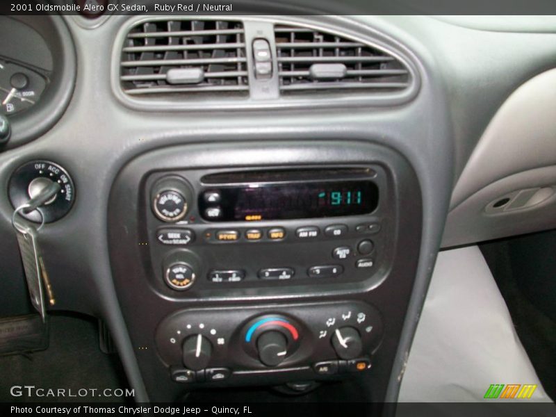 Ruby Red / Neutral 2001 Oldsmobile Alero GX Sedan