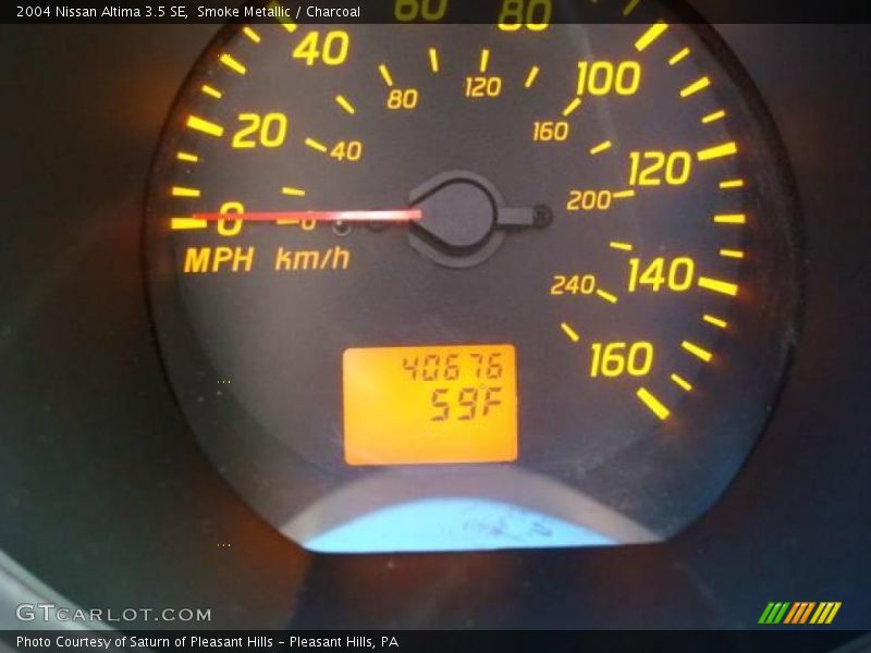 Smoke Metallic / Charcoal 2004 Nissan Altima 3.5 SE