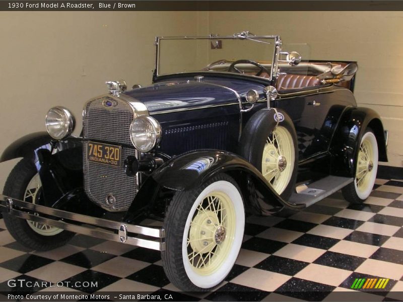 Blue / Brown 1930 Ford Model A Roadster