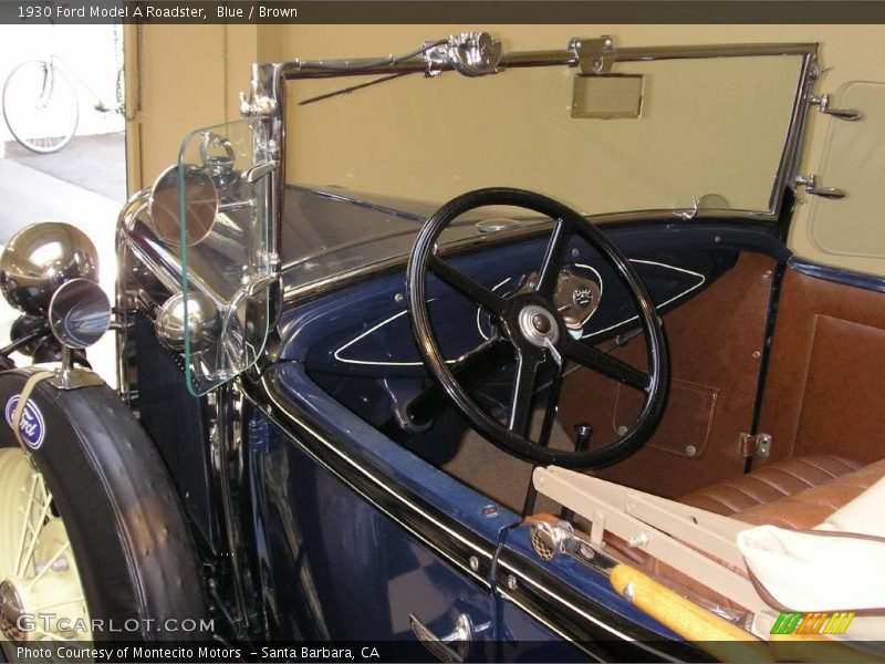 Blue / Brown 1930 Ford Model A Roadster