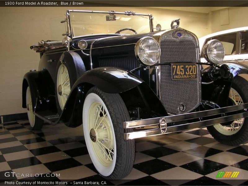 Blue / Brown 1930 Ford Model A Roadster