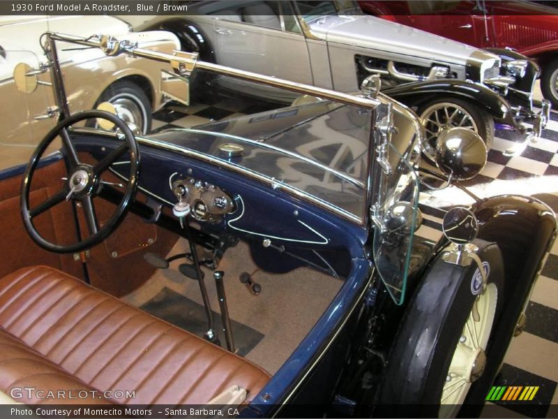 Blue / Brown 1930 Ford Model A Roadster