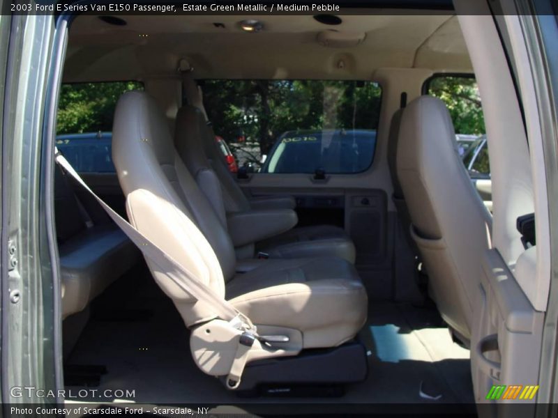 Estate Green Metallic / Medium Pebble 2003 Ford E Series Van E150 Passenger
