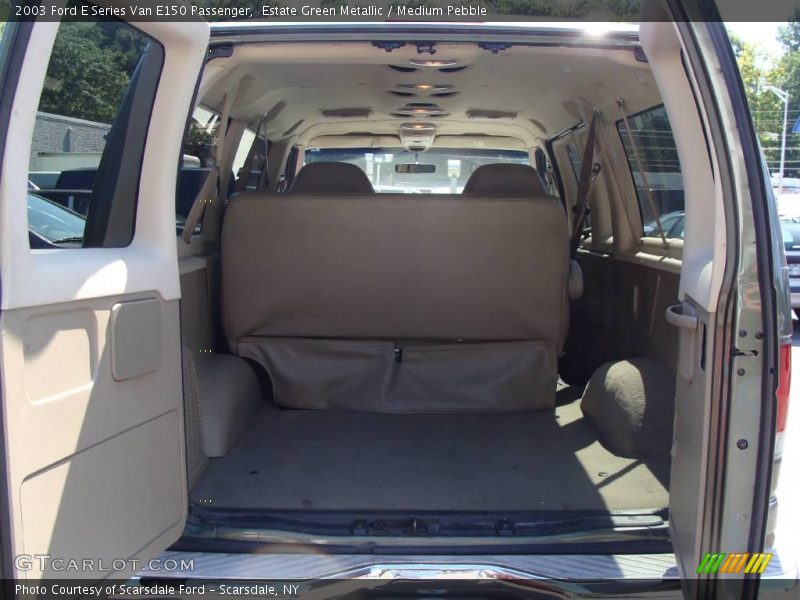 Estate Green Metallic / Medium Pebble 2003 Ford E Series Van E150 Passenger