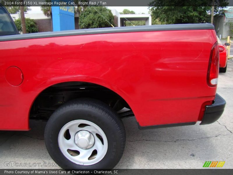 Bright Red / Tan 2004 Ford F150 XL Heritage Regular Cab