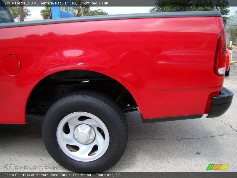 Bright Red / Tan 2004 Ford F150 XL Heritage Regular Cab