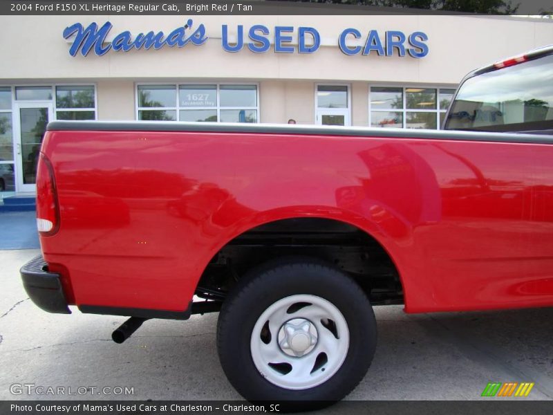 Bright Red / Tan 2004 Ford F150 XL Heritage Regular Cab
