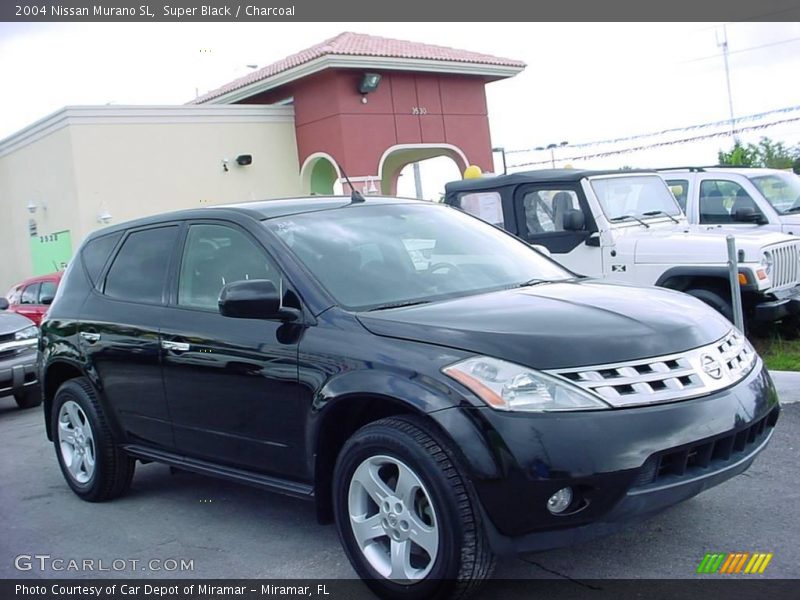 Super Black / Charcoal 2004 Nissan Murano SL