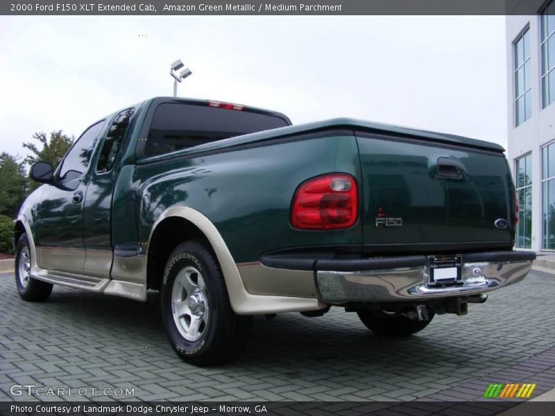 Amazon Green Metallic / Medium Parchment 2000 Ford F150 XLT Extended Cab