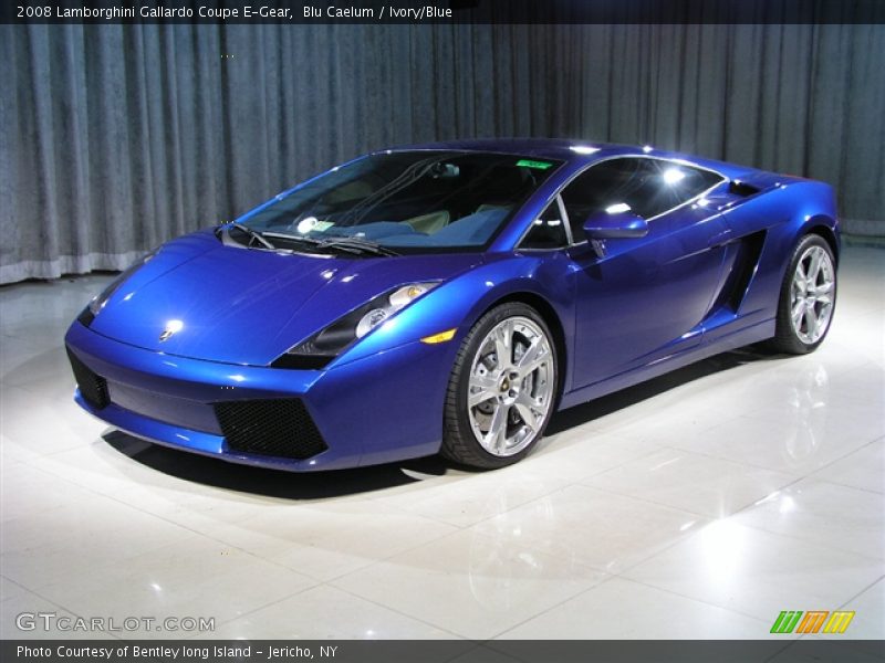 Blu Caelum / Ivory/Blue 2008 Lamborghini Gallardo Coupe E-Gear