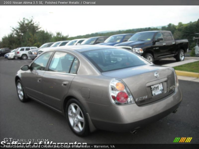 Polished Pewter Metallic / Charcoal 2003 Nissan Altima 3.5 SE