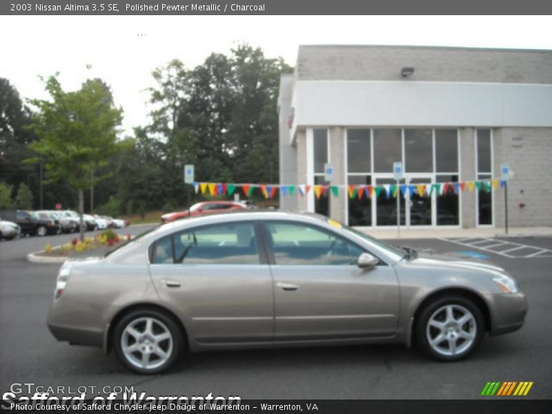 Polished Pewter Metallic / Charcoal 2003 Nissan Altima 3.5 SE
