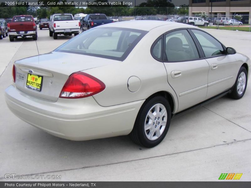 Gold Ash Metallic / Medium/Dark Pebble Beige 2006 Ford Taurus SE